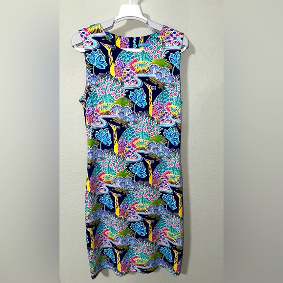 J McLaughlin Sophia Dress Womens Size Medium Sleeveless Knit‎ Multicolor - Picture 2 of 10